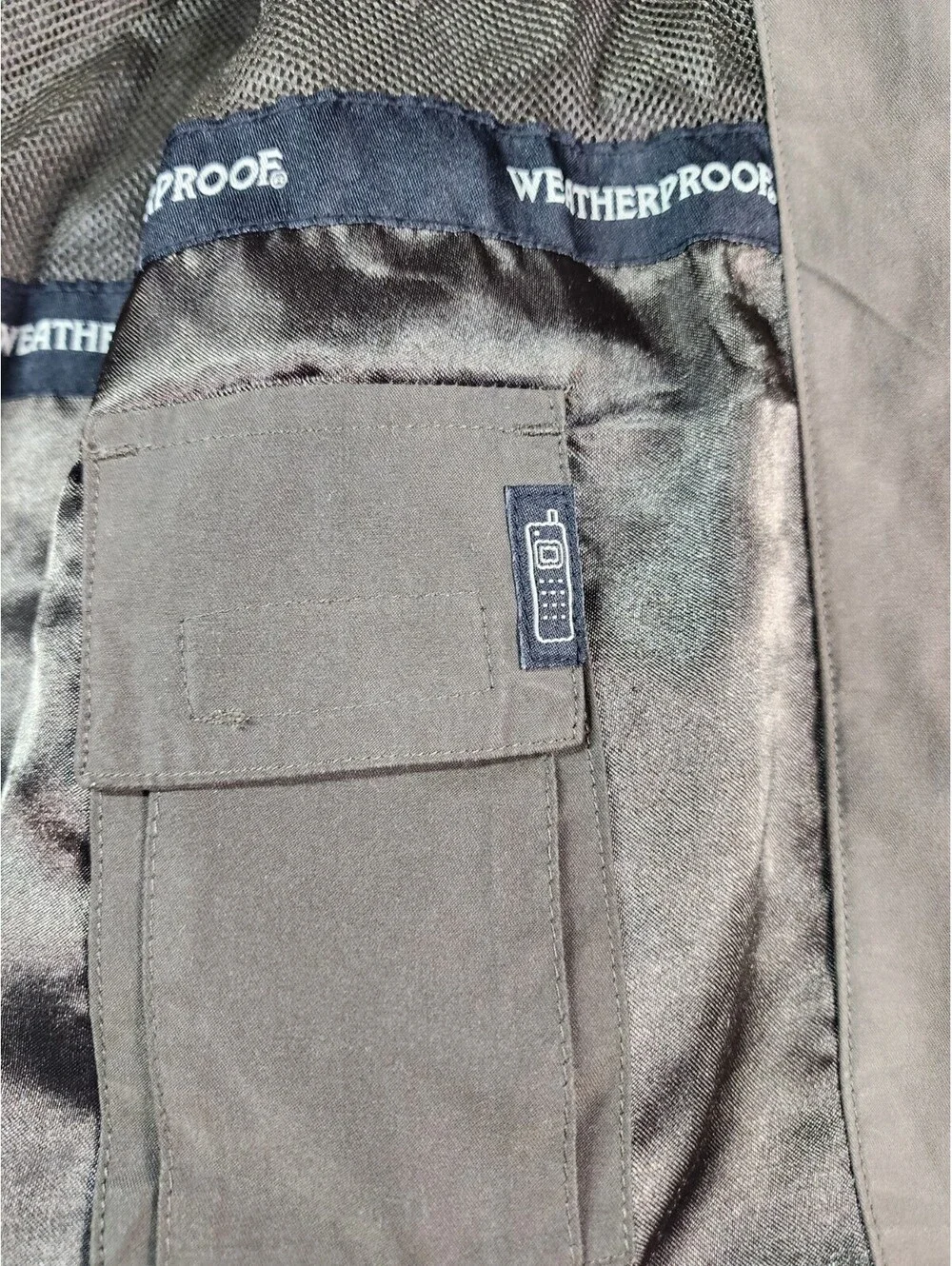 Weatherproof Men's Full Zipped Jacket Wind Breaker, Size XL